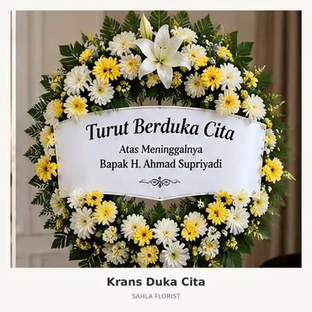 Krans Bunga Duka Gubeng